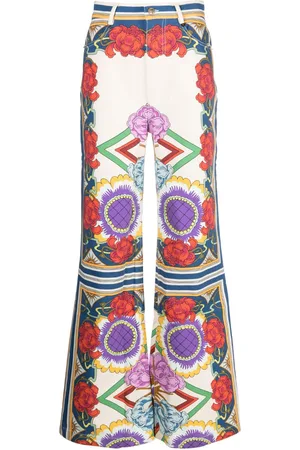 La DoubleJ Ausgestellte Jeans mit Liberty-Print