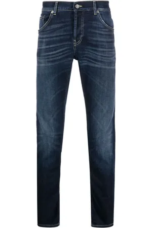 Dondup Halbhohe Slim-Fit-Jeans
