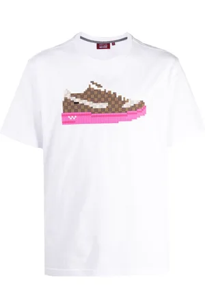 MOSTLY HEARD RARELY SEEN T-Shirt mit Sneaker-Print