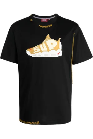 MOSTLY HEARD RARELY SEEN T-Shirt mit Ziernähten