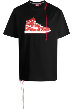 MOSTLY HEARD RARELY SEEN T-Shirt mit Sneaker-Print