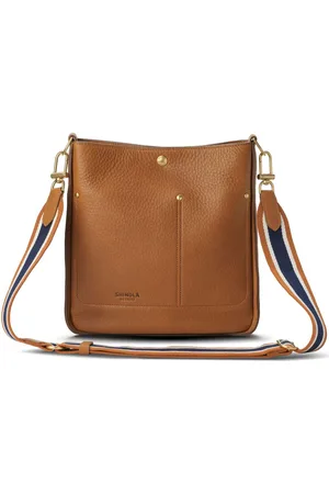 SHINOLA The Pocket Umhängetasche aus strukturiertem Leder