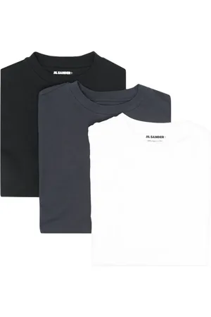 Jil Sander Set aus drei T-Shirts mit Logo-Print