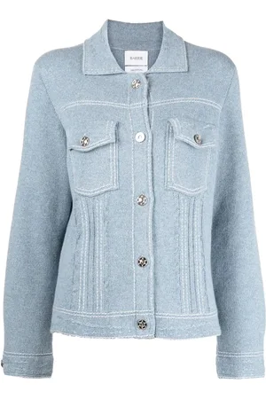 Barrie Jacke mit Kontrastnähten
