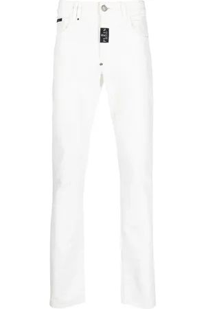 Philipp Plein Klassische Straight-Leg-Jeans