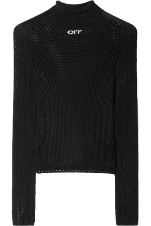 OFF-WHITE Strickkleid mit Rollkragen