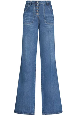 Etro Jeans mit Blumenstickerei