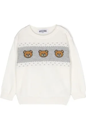 Moschino Intarsien-Pullover mit Teddy