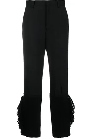 UNDERCOVER Ausgefranste Cropped-Hose