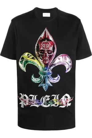 Philipp Plein Chrome T-Shirt mit rundem Ausschnitt