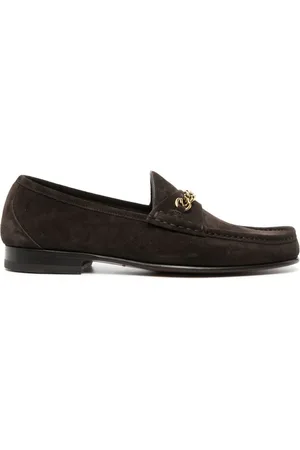 Tom Ford Loafer aus Wildleder mit Kettendetail