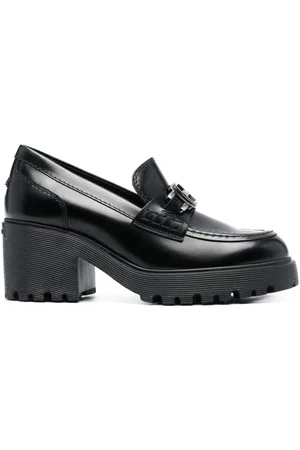 Hogan Loafer mit Logo-Schild 70mm