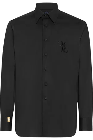 BILLIONAIRE Hemd mit Logo-Stickerei