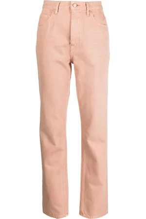 ULLA JOHNSON Halbhohe Straight-Leg-Jeans
