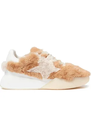 Stella McCartney Sneakers aus Fleece-Textur