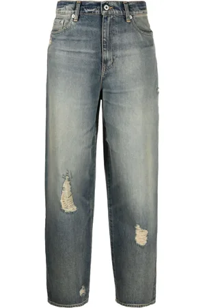 Kenzo Halbhohe Tapered-Jeans