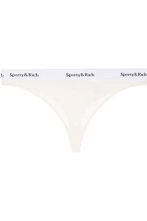 Sporty & Rich String mit Logo-Bund