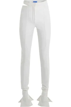 MUGLER Schlaghose mit Cut-Out