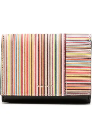 Paul Smith Portemonnaie mit Signaturen-Streifen