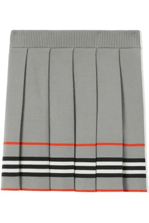 Burberry Gestrickter Minirock mit Falten