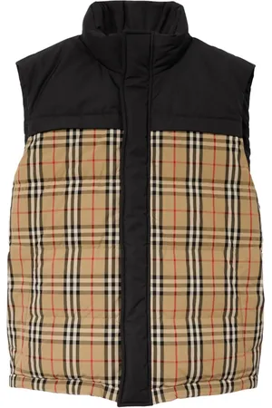 Burberry Gefütterte Weste mit Karomuster