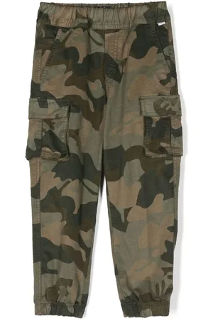 Il gufo Cargohose mit Camouflage-Print