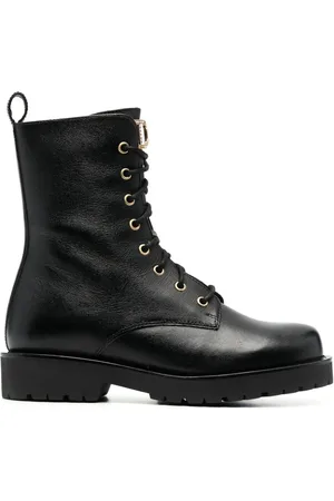 Twin-Set Stiefeletten mit Logo-Schild