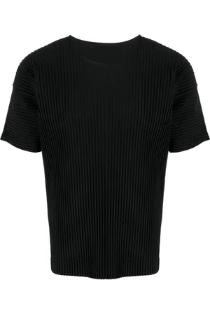 Issey Miyake Plissiertes T-Shirt