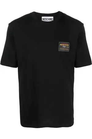 Moschino T-Shirt mit Logo-Applikation