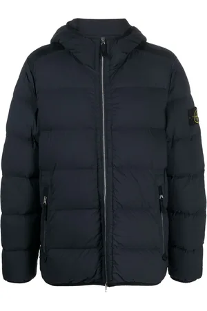 Stone Island Tunnel Down-TC Kapuzenjacke ohne Nähte