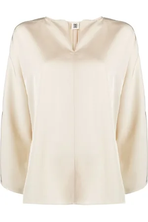 By Malene Birger Bluse mit V-Ausschnitt