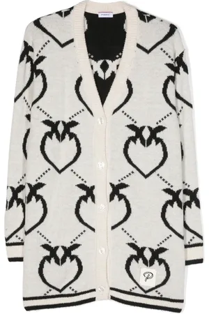 Pinko Cardigan mit Love Birds-Print