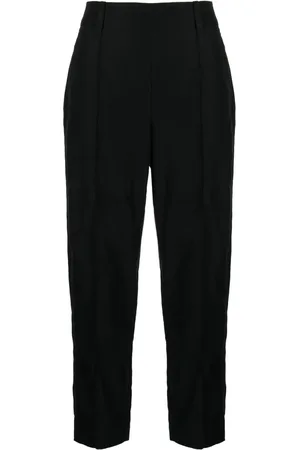 Vince Plissierte Cropped-Hose