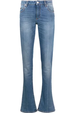 Dolce & Gabbana Halbhohe Schlagjeans