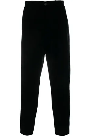 Giorgio Armani Samthose mit geradem Bein
