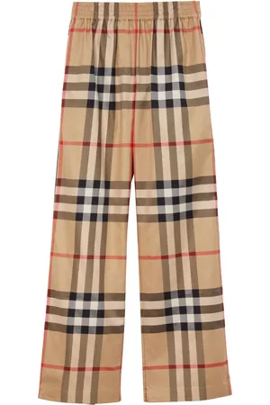 Burberry Schlaghose mit Karomuster