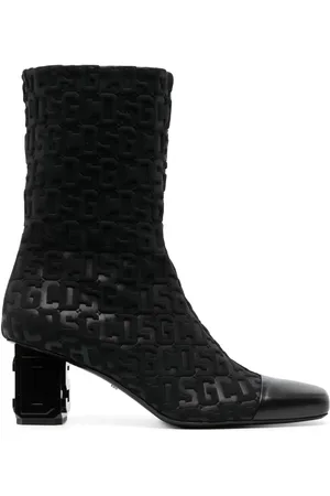 GCDS Stiefeletten mit Monogrammmuster 75mm