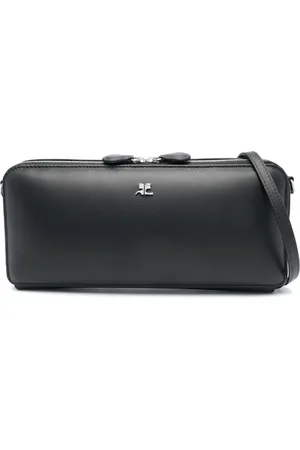 Courrèges Schultertasche mit Logo-Schild