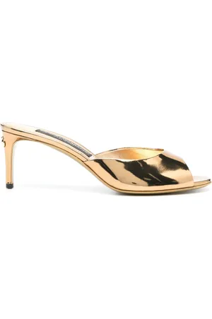 Dolce & Gabbana Sandalen im Metallic-Look 70mm