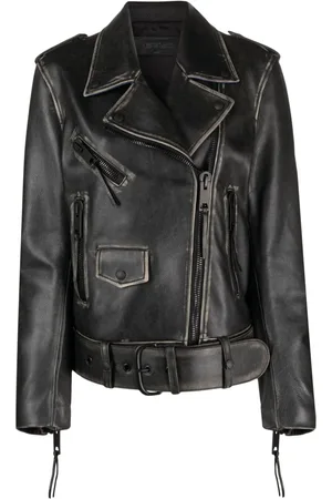 OFF-WHITE Klassische Lederjacke
