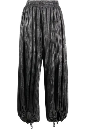 Styland Cropped-Hose im Metallic-Look