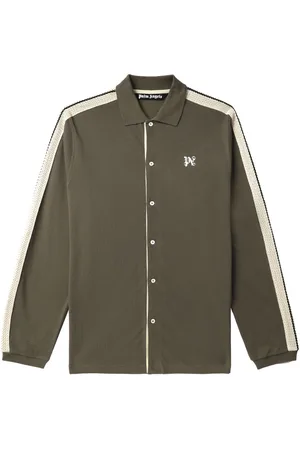 Palm Angels Hemd mit Monogramm-Stickerei
