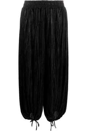 Styland Cropped-Hose im Metallic-Look