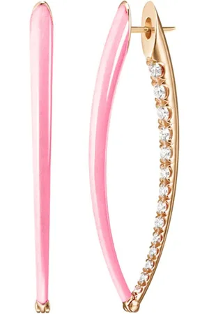 Melissa Kaye Grosse 18kt Cristina Creolen aus Gelbgold