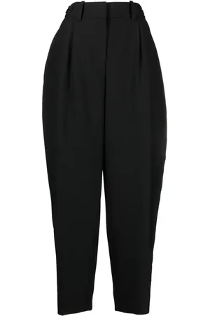 Stella McCartney Bundfaltenhose mit weitem Bein