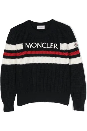 Moncler Intarsien-Pullover mit Logo