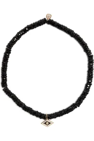 Sydney Evan Armband aus Onyx mit 14kt Groovy Eye-Gelbgolddetail