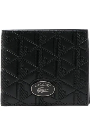 Lacoste Portemonnaie mit Logo-Schild