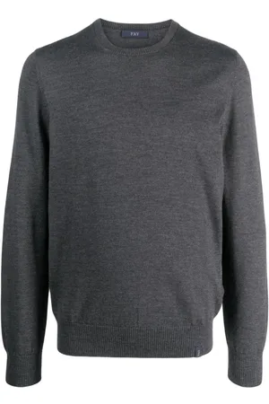 FAY Pullover mit rundem Ausschnitt
