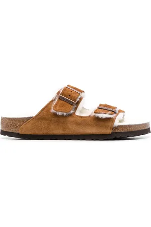Birkenstock Arizona Sandalen mit Shearling